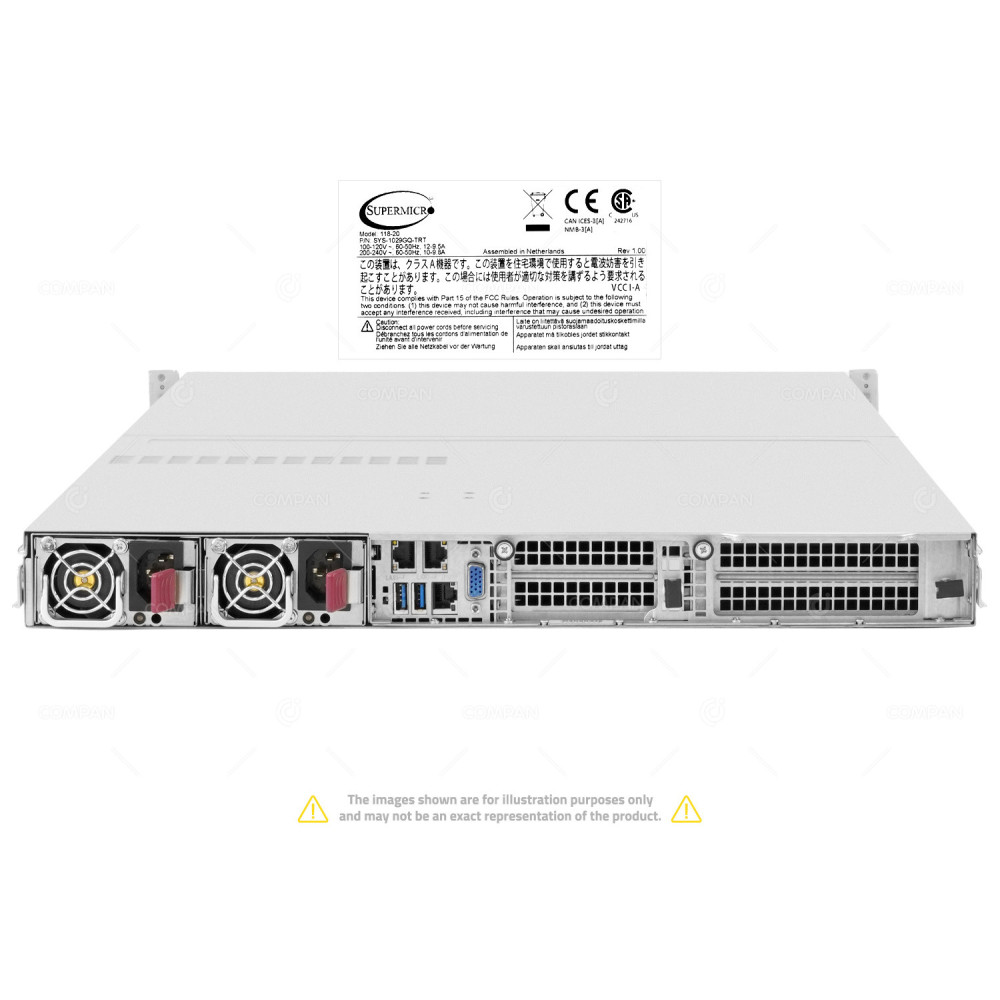 Supermicro SYS-1029GQ-TRT 2x Xeon Silver 4114 256 GB RAM 2x GPU 2x 960GB SSD